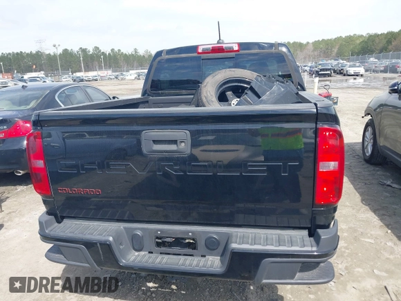 2021 Chevrolet Colorado 2WD LT with VIN 1GCGSCEA6M1283709, listed as a IAAI auction lot 41791122 with 58,893 mi miles and . Bid and sale history available at DreamBid. Image 16.