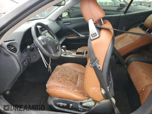 2014 Lexus IS 350 C with VIN JTHFE2C28E2510949, listed as a Copart auction lot 74630924 with Not provided miles and Non repairable. Bid and sale history available at DreamBid. Image 7.