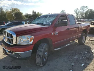 2007 Dodge Ram 2500 SLT with VIN 1D7KS28C37J517851, listed as a Copart auction lot 74323064 with 260,171 mi miles and Salvage Title. Bid and sale history available at carsss.com. Image 1.