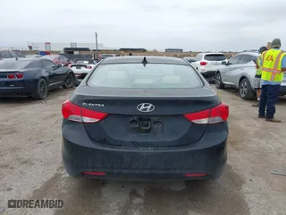 2013 Hyundai Elantra GLS PZEV with VIN KMHDH4AE0DU949943, listed as a IAAI auction lot 41936762 with 79,401 mi miles. Bid and sale history available at carsss.com. Image 16.