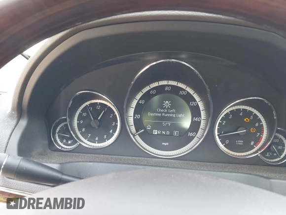 2011 Mercedes-Benz E-Class E 550 with VIN WDDKK7CF4BF093607, listed as a IAAI auction lot 41596557 with 128,548 mi miles. Bid and sale history available at carsss.com. Image 7.