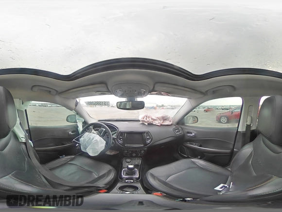 2018 Jeep Compass Limited with VIN 3C4NJDCB7JT179990, listed as a Copart auction lot 51595205 with Not Provided miles and Salvage Title. Bid and sale history available at DreamBid. Image 14.