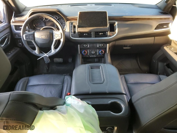 2021 Chevrolet Tahoe Z71 with VIN 1GNSKPKD9MR220340, listed as a Copart auction lot 87254004 with 0 mi miles and Salvage Title. Bid and sale history available at carsss.com. Image 8.