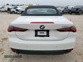 2021 BMW 4 Series 430i z VIN WBA23AT07MCG22827, wystawiony jako Copart lot #57776505 z przebiegiem 6874 mil mil oraz Szkody całkowita. Historia ofert i sprzedaży dostępna na DreamBid. Obrazek 6.