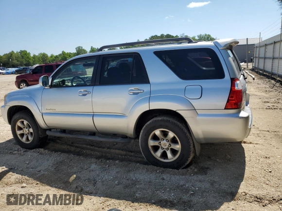 2008 Toyota 4Runner SR5 with VIN JTEZU14R780098672, listed as a Copart auction lot 55787325 with Not provided miles and Salvage title. Bid and sale history available at DreamBid. Image 2.
