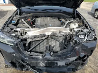 2024 BMW X4 M40i with VIN 5UX43DT05R9U46776, listed as a Copart auction lot 55015005 with 38,692 mi miles and Salvage title. Bid and sale history available at DreamBid. Image 12.