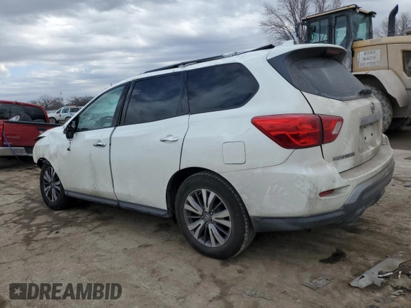 2019 Nissan Pathfinder SL z VIN 5N1DR2MN3KC595352, wystawiony jako Copart lot #42499065 z przebiegiem Nie podano mil oraz Szkoda całkowita • Salvage title. Historia ofert i sprzedaży dostępna na DreamBid. Obrazek 2.