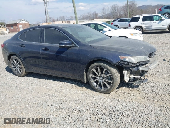 2016 Acura TLX V6 with VIN 19UUB2F35GA006925, listed as a IAAI auction lot 41810848 with 41,604 mi miles. Bid and sale history available at carsss.com. Image 1.