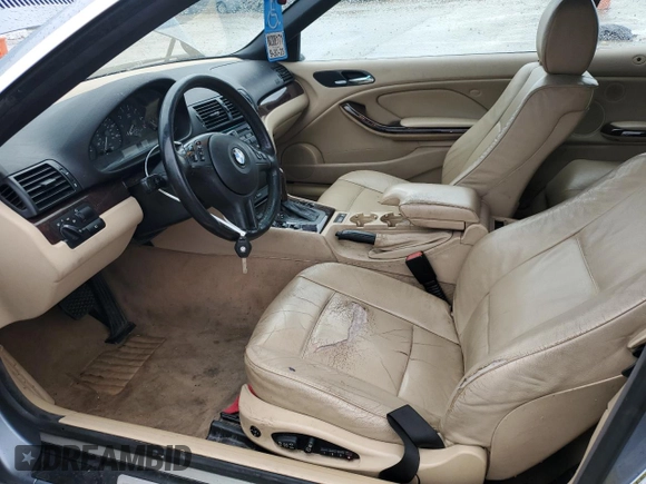 2006 BMW 3 Series 325Ci with VIN WBABW33476PX88389, listed as a Copart auction lot 51974635 with 141,423 mi miles and Salvage Title. Bid and sale history available at carsss.com. Image 7.