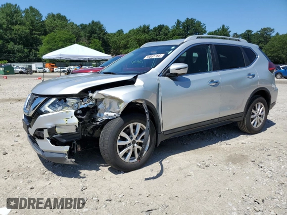 2017 Nissan Rogue SL with VIN 5N1AT2MV7HC887535, listed as a Copart auction lot 59861785 with 70,063 mi miles and Salvage title. Bid and sale history available at DreamBid. Image 1.