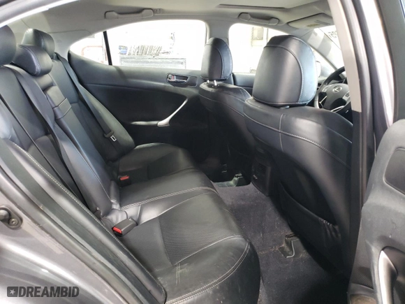 2013 Lexus IS 250 with VIN JTHCF5C24D5063907, listed as a Copart auction lot 46672525 with 133,701 mi miles and Salvage Title. Bid and sale history available at carsss.com. Image 10.