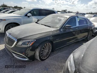 2020 Mercedes-Benz S-Class Maybach S 560 with VIN W1KUX8GB0LA558390, listed as a Copart auction lot 74655674 with 0 mi miles and Non Repairable. Bid and sale history available at carsss.com. Image 1.