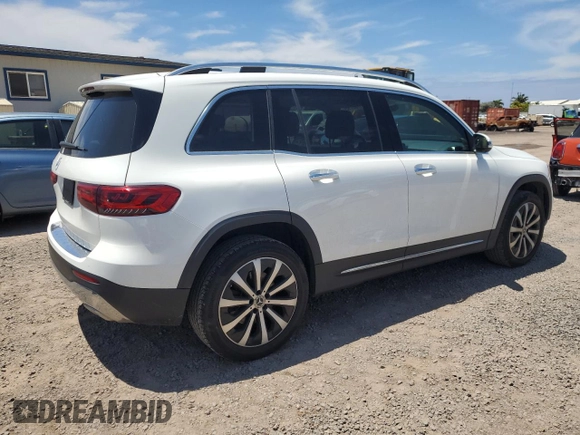 2020 Mercedes-Benz GLB 250 z VIN W1N4M4GB6LW023300, wystawiony jako Copart lot #51155795 z przebiegiem 22 147 mil mil oraz Szkoda całkowita • Salvage title. Historia ofert i sprzedaży dostępna na DreamBid. Obrazek 3.