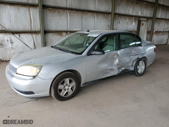 2005 Chevrolet Malibu LS with VIN 1G1ZT548X5F304087, listed as a Copart auction lot 69502714 with 204,756 mi miles and Salvage Title. Bid and sale history available at carsss.com. Image 1.