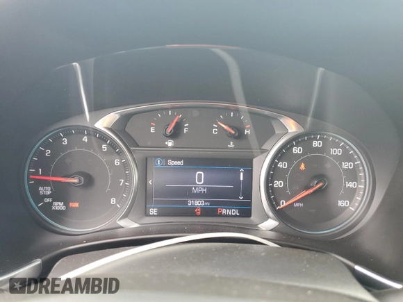 2022 Chevrolet Equinox LS with VIN 3GNAXHEV7NS160533, listed as a Copart auction lot 60914345 with 31,803 mi miles and Salvage title. Bid and sale history available at DreamBid. Image 9.
