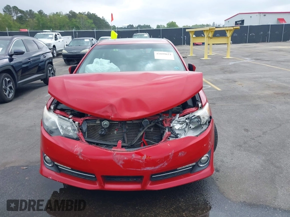 2012 Toyota Camry SE with VIN 4T1BK1FK9CU514729, listed as a IAAI auction lot 41899624 with 153,460 mi miles. Bid and sale history available at carsss.com. Image 11.