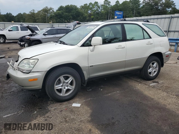 2001 Lexus RX 300 with VIN JTJGF10U910091368, listed as a Copart auction lot 69327224 with 151,106 mi miles and Salvage Title. Bid and sale history available at carsss.com. Image 1.