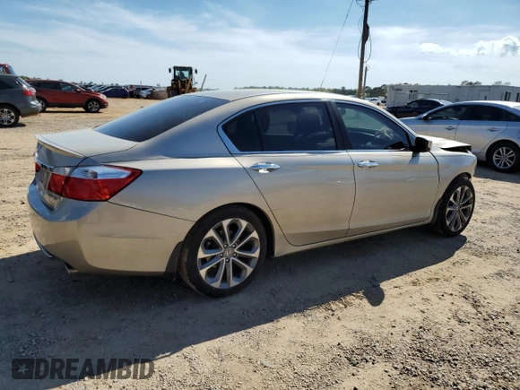 2013 Honda Accord Sport with VIN 1HGCR2F51DA075602, listed as a Copart auction lot 50465775 with 99,089 mi miles and Salvage Title. Bid and sale history available at DreamBid. Image 3.