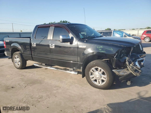 2008 Ford F-150 XLT with VIN 1FTPW14V18FC34617, listed as a Copart auction lot 52149725 with 202,963 mi miles and Salvage Title. Bid and sale history available at carsss.com. Image 4.