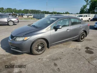 2013 Honda Civic LX с VIN 2HGFB2F5XDH301123, выставлен на аукционе Copart как лот 59634235 с пробегом 81 773 миль миль и Списание • Salvage title. История ставок и продаж доступна на DreamBid. Изображение 1.