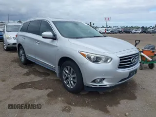 2015 Infiniti QX60 with VIN 5N1AL0MM3FC503873, listed as a IAAI auction lot 42080667 with 203,752 mi miles. Bid and sale history available at carsss.com. Image 1.