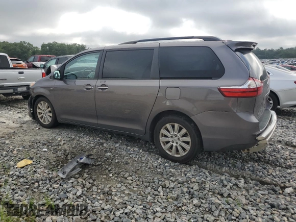 2017 Toyota Sienna XLE with VIN 5TDDZ3DC8HS179474, listed as a Copart auction lot 61262095 with Not provided miles and Salvage title. Bid and sale history available at DreamBid. Image 2.