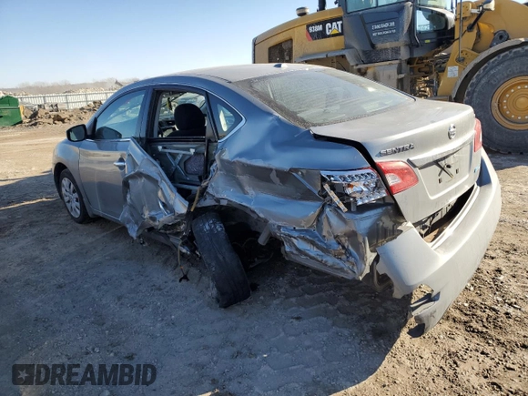 2013 Nissan Sentra SV with VIN 3N1AB7AP6DL657187, listed as a Copart auction lot 42692735 with Not Provided miles and Salvage Title. Bid and sale history available at DreamBid. Image 2.