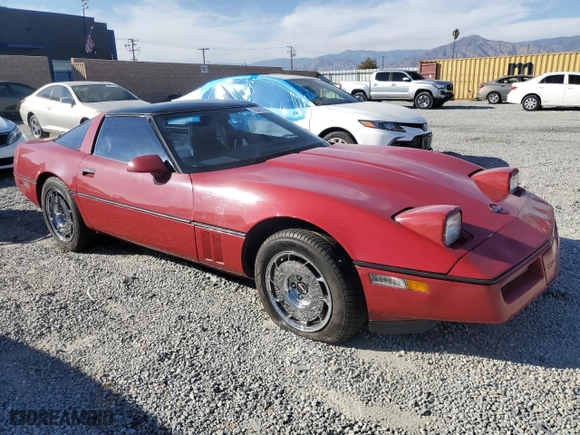 1984 Chevrolet Corvette with VIN 1G1AY0781E5145267, listed as a Copart auction lot 76045174 with 106,335 mi miles and Clean Title. Bid and sale history available at carsss.com. Image 4.