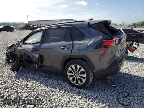 2020 Toyota RAV4 XLE Premium with VIN 2T3C1RFV4LW093137, listed as a Copart auction lot 51232465 with 0 mi miles and Non Repairable. Bid and sale history available at carsss.com. Image 2.