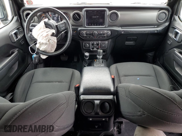 2022 Jeep Wrangler Unlimited Willys with VIN 1C4HJXDM6NW135462, listed as a Copart auction lot 53467564 with 22,028 mi miles and Non Repairable. Bid and sale history available at DreamBid. Image 8.