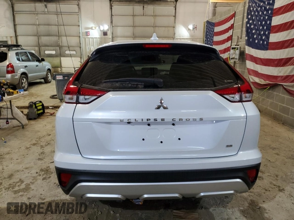 2023 Mitsubishi Eclipse Cross SE z VIN JA4ATWAA2PZ003519, wystawiony jako Copart lot #58262103 z przebiegiem 60 mil mil oraz Nie do naprawy • Non repairable. Historia ofert i sprzedaży dostępna na DreamBid. Obrazek 6.