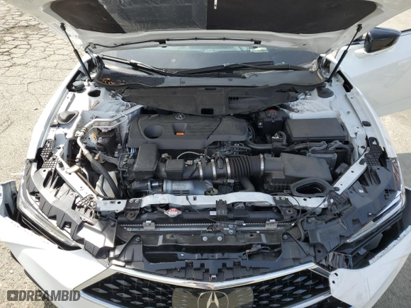 2023 Acura TLX w/Advance Package with VIN 19UUB6F69PA001387, listed as a Copart auction lot 53172205 with 11,876 mi miles and Salvage Title. Bid and sale history available at carsss.com. Image 11.