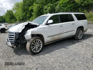 2019 Cadillac Escalade ESV Premium Luxury z VIN 1GYS4JKJXKR268636, wystawiony jako Copart lot #58922025 z przebiegiem 137 285 mil mil oraz Szkoda całkowita • Salvage title. Historia ofert i sprzedaży dostępna na DreamBid. Obrazek 1.