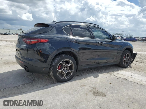 2022 Alfa Romeo Stelvio Sprint z VIN ZASPAKAN1N7D48283, wystawiony jako Copart lot #75964424 z przebiegiem 25 433 mil mil oraz Szkoda całkowita • Salvage title. Historia ofert i sprzedaży dostępna na DreamBid. Obrazek 3.
