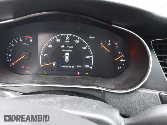 2014 Kia Cadenza Premium with VIN KNALN4D73E5163441, listed as a IAAI auction lot 41392572 with 190,378 mi miles. Bid and sale history available at carsss.com. Image 7.