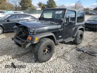 2002 Jeep Wrangler X with VIN 1J4FA39S42P736991, listed as a Copart auction lot 86180034 with 170,510 mi miles and Clean Title. Bid and sale history available at carsss.com. Image 1.