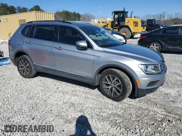 2020 Volkswagen Tiguan SE with VIN 3VV3B7AX8LM121003, listed as a Copart auction lot 44788675 with 39,800 mi miles and Salvage Title. Bid and sale history available at DreamBid. Image 4.