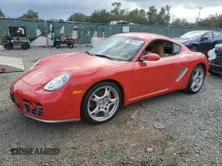 2006 Porsche Cayman S с VIN WP0AB29866U785693, выставлен на аукционе Copart как лот 78832164 с пробегом Не указан миль и Списание • Salvage title. История ставок и продаж доступна на DreamBid. Изображение 1.