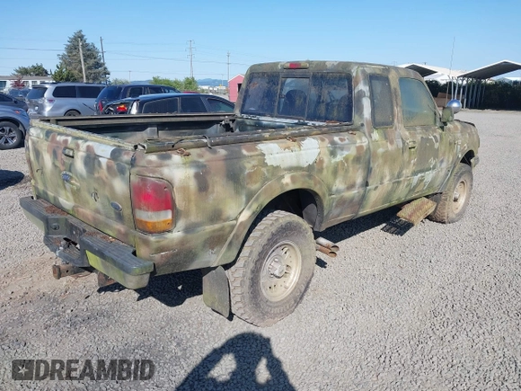 1994 Ford Ranger Splash with VIN 1FTCR15X5RPB38023, listed as a IAAI auction lot 42071158 with 239,152 mi miles. Bid and sale history available at carsss.com. Image 4.