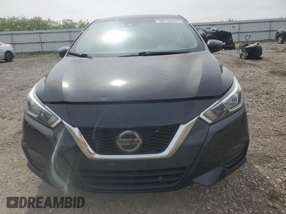 2021 Nissan Versa SV with VIN 3N1CN8EV6ML848171, listed as a Copart auction lot 56190565 with 70,712 mi miles and Salvage title. Bid and sale history available at DreamBid. Image 5.