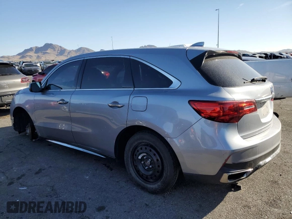 2017 Acura MDX with VIN 5FRYD4H30HB000993, listed as a Copart auction lot 52889405 with 31,172 mi miles and Salvage Title. Bid and sale history available at carsss.com. Image 2.