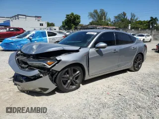 2023 Acura Integra w/A-Spec Package with VIN 19UDE4H39PA009519, listed as a Copart auction lot 48960735 with 14,661 mi miles and Salvage Title. Bid and sale history available at carsss.com. Image 1.