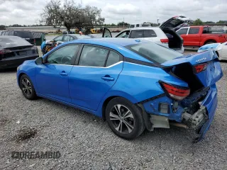 2021 Nissan Sentra SV with VIN 3N1AB8CV0MY216370, listed as a Copart auction lot 62874555 with 97,230 mi miles and Non repairable. Bid and sale history available at DreamBid. Image 2.