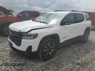 2021 GMC Acadia SLT z VIN 1GKKNML42MZ154263, wystawiony jako Copart lot #56684485 z przebiegiem 80 824 mil mil oraz Szkoda całkowita • Salvage title. Historia ofert i sprzedaży dostępna na DreamBid. Obrazek 1.