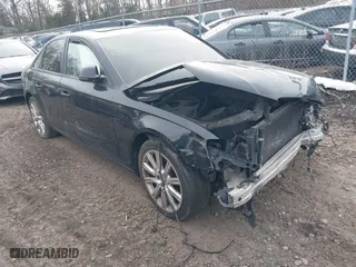 2009 Audi A4 2.0T Prem with VIN WAULF78K39N014496, listed as a IAAI auction lot 41629511 with 999,999 mi miles. Bid and sale history available at carsss.com. Image 1.