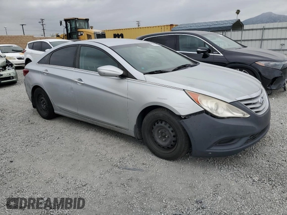2012 Hyundai Sonata GLS with VIN 5NPEB4ACXCH394825, listed as a Copart auction lot 53689925 with 181,314 mi miles and Clean Title. Bid and sale history available at carsss.com. Image 4.