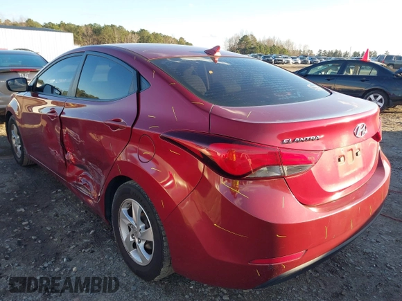 2014 Hyundai Elantra SE with VIN 5NPDH4AE1EH541001, listed as a IAAI auction lot 41217469 with 133,094 mi miles and . Bid and sale history available at DreamBid. Image 3.