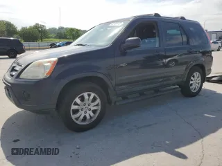 2005 Honda CR-V EX with VIN SHSRD78885U309215, listed as a Copart auction lot 55494465 with 165,545 mi miles and Clean Title. Bid and sale history available at carsss.com. Image 1.