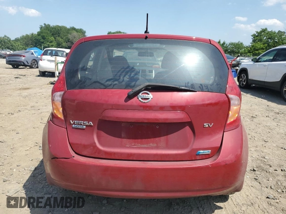 2014 Nissan Note S Plus with VIN 3N1CE2CP6EL436822, listed as a Copart auction lot 62503385 with 157,644 mi miles and Clean title. Bid and sale history available at DreamBid. Image 6.
