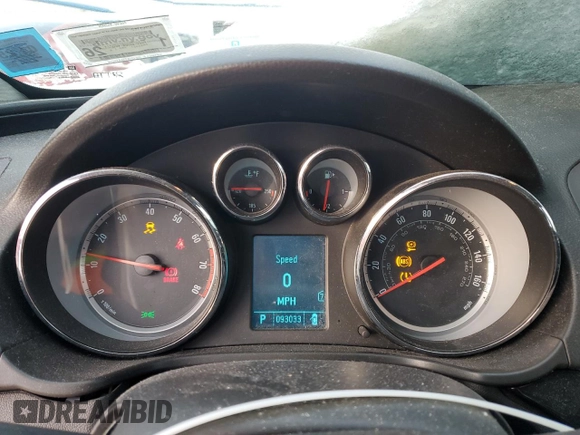 2011 Buick Regal CXL Turbo TO1 with VIN W04GV5EV5B1060414, listed as a Copart auction lot 42299985 with 93,033 mi miles and Salvage Title. Bid and sale history available at carsss.com. Image 9.